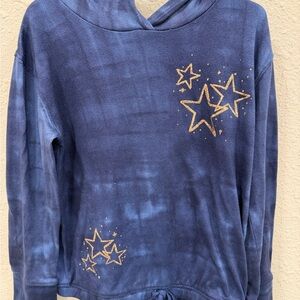 SO Blue Hoodie with Gold Stars